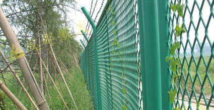 Expanded Metal Fence