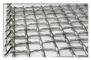 Stainless steel crimped wire mesh